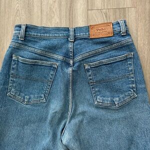 Polo Ralph Lauren Authentic Dungarees Men’s Jeans, 32x29 Made In USA, Vtg, Dark